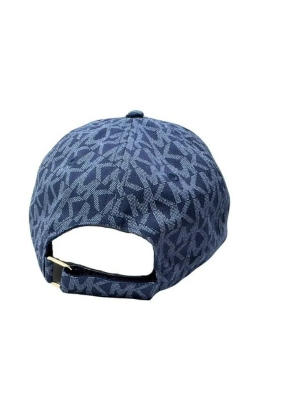 🆕️🧢Michael Kors Dark Blue MK Signature Baseball Cap, OS